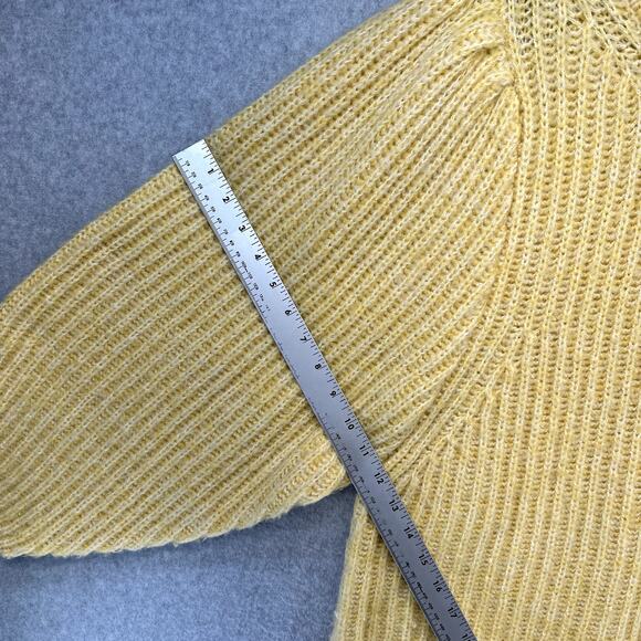 Topshop Womens Knit Sweater Size Small (US 4-6) Yellow Cute - Picture 7 of 7